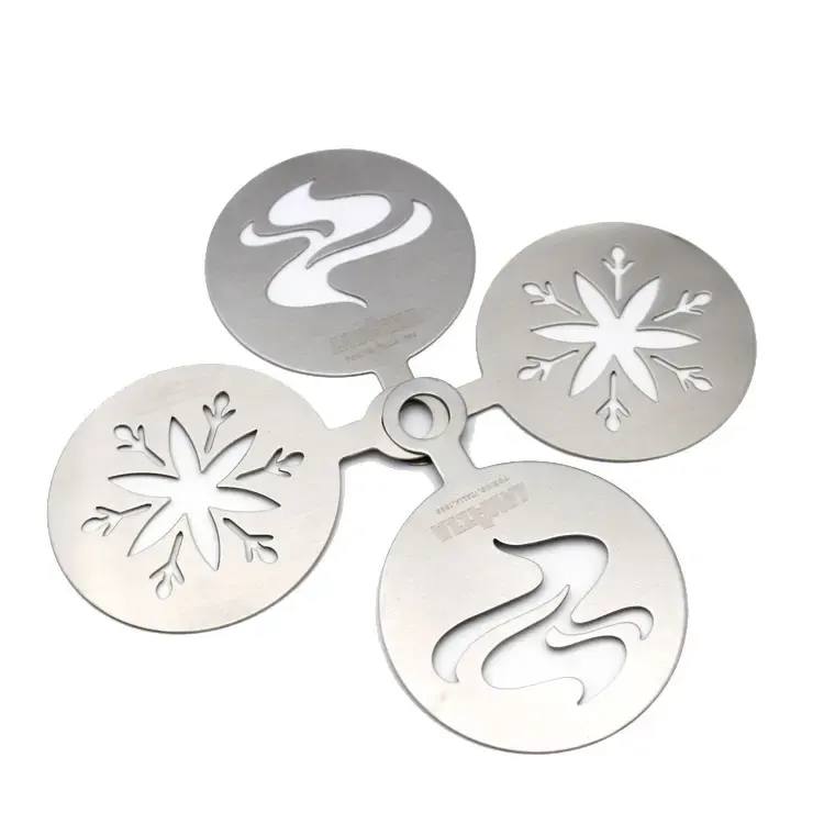 Support for Custom Coffee Decorating Stencils Stainless Steel Coffee Art Stencils Barista Template Printing Molds StencilsPKR 6,298 off shippingDelivery by 24 DecReorder rate 15%