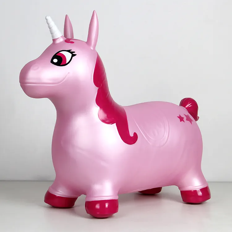 The Lovely Animal Shaped Unicorn Modern Side PVC Animal Bouncers for Children 1300g Animal Bouncers Unicorn Inflatable Toys