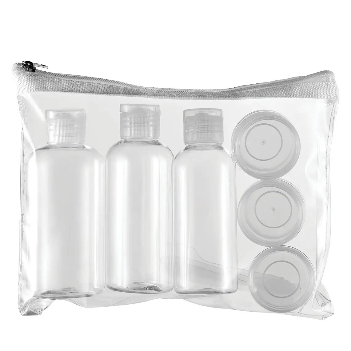 Travel Kit Toiletries Bottle Set Cosmetic Spray Plastic Bottle Travel Refillable Bottles Sets