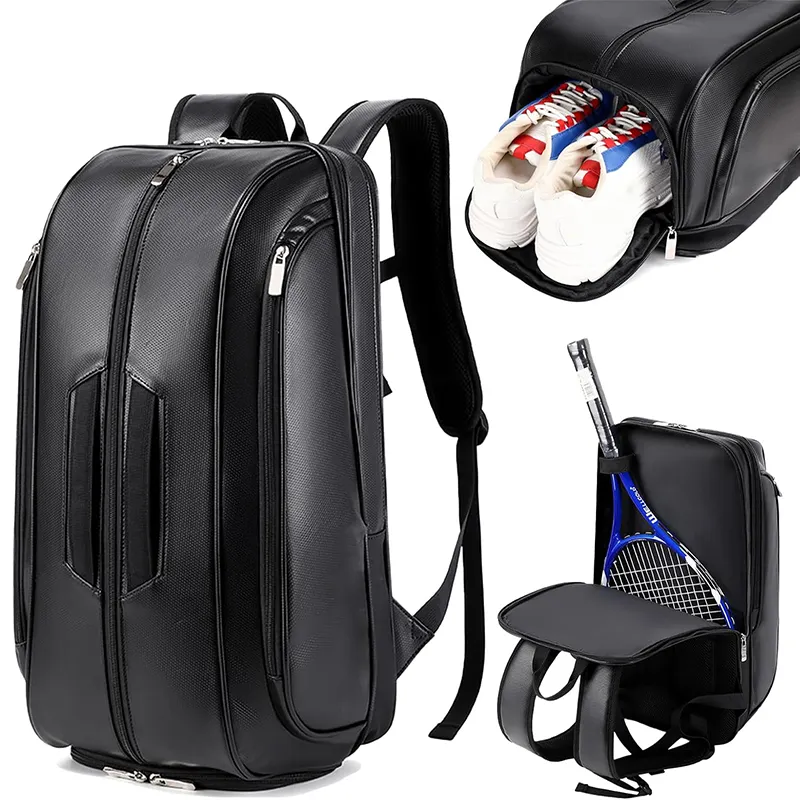 Versatile Stylish Tennis Backpack Unisex Waterproof Portable New Professional Sport Tennis Bag Pickleball Padel Racket BagReorder rate 33%