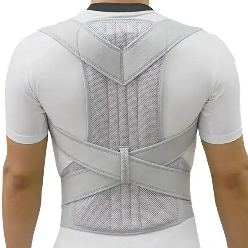 Wholesale Adjustable Lower Back Straightener Support Belt for Improves Shoulder Lumbar Posture Corrector