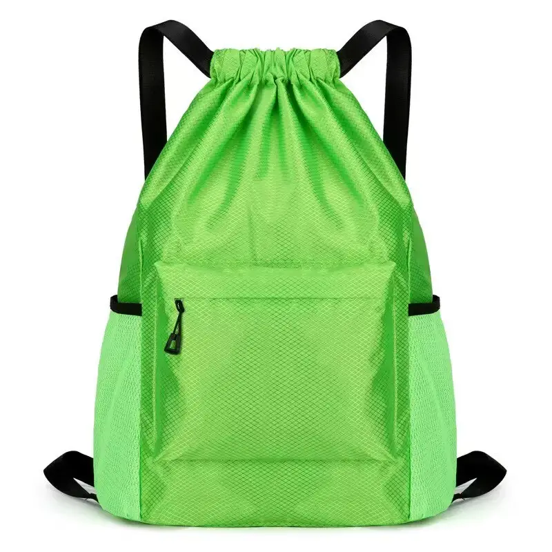 Wholesale Custom Unisex Waterproof Large Capacity Portable Outdoor Travel Drawstring Backpack Fashionable Double Side Bottle ForReorder rate 29%