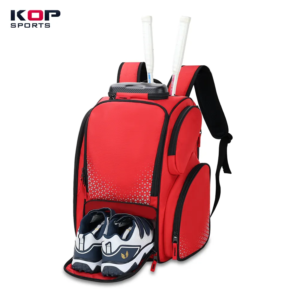 Wholesale KOP/YOUR LOGO 1680D Large Capacity Sports Backpack for Badminton and Tennis Outdoor TrainingReorder rate 31%