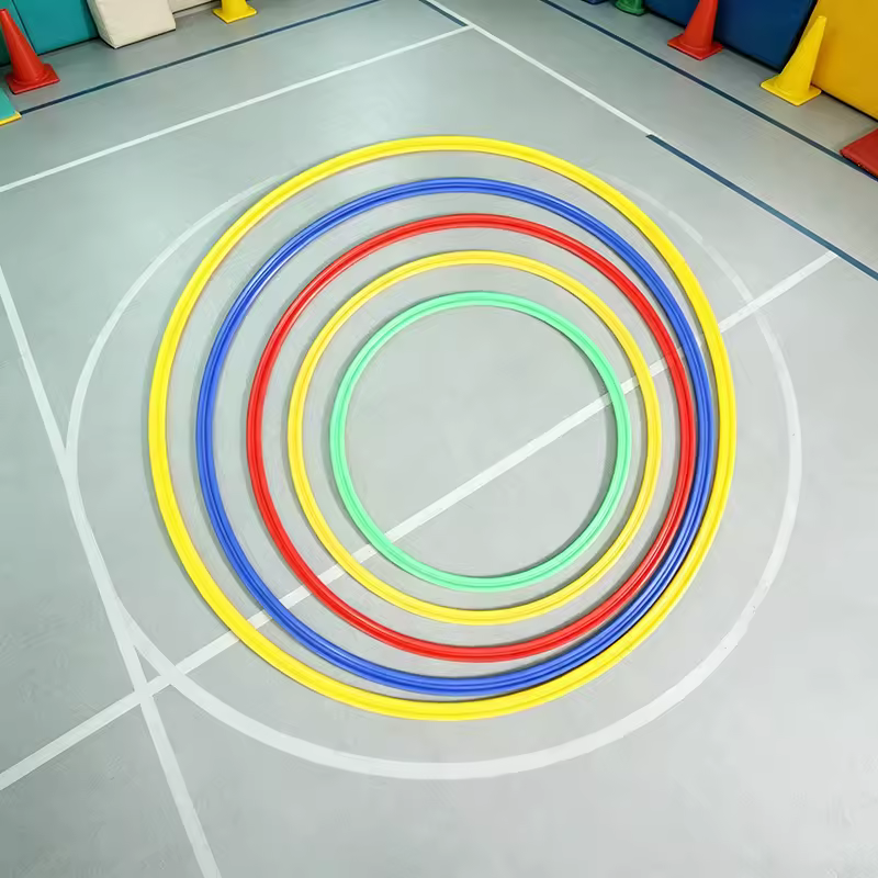 Plastic Agility Rings Multi Size Jump Hoops Soccer Speed Training Kids Physical Fitness Professional Level Dismountable Movable