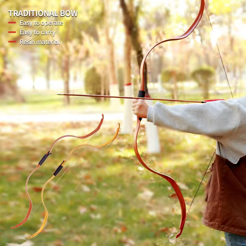 STARCN Traditional Mongolian Recurve Bow Longbow Hunting Shooting Archery Crab House Bow Laminated Practice Equipment WholesaleReorder rate 15%