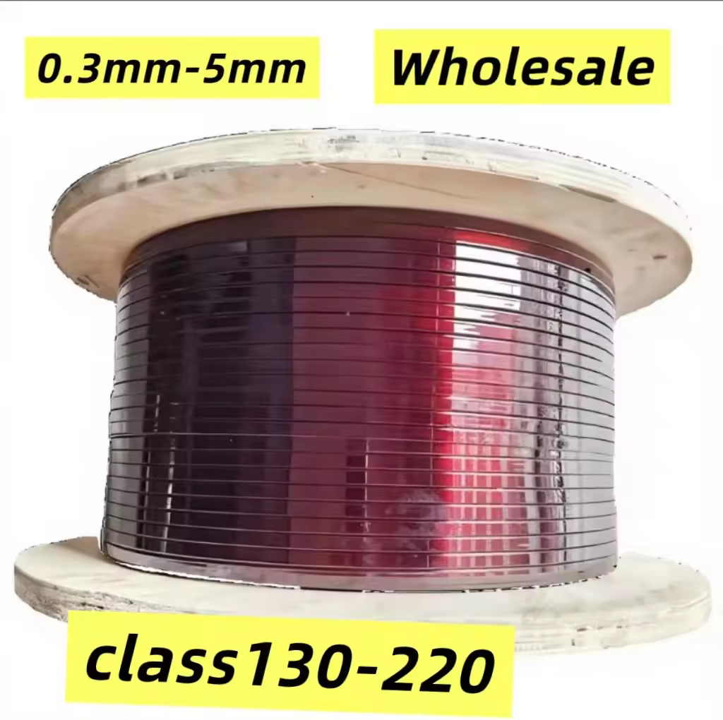 Tian Gong Industrial Auto Loudspeaker Voice Coils 600V Enameled IP20 Solid Flat Aluminum Wire 8/6/10 AWG 130-220C For MotorReorder rate 16%