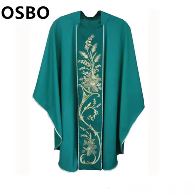 Wholesale High Quality Embroidery Church Clergy Robe Preist VestmentReorder rate 35%