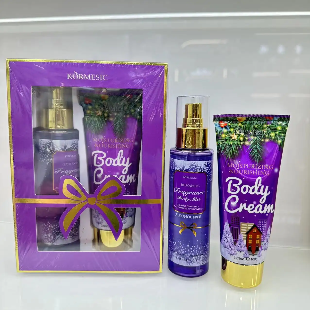 Wholesale Luxury Perfume Gift Box Sets, Long-lasting Fragrance, Suitable for Both Women, Woody Scented Body Spray