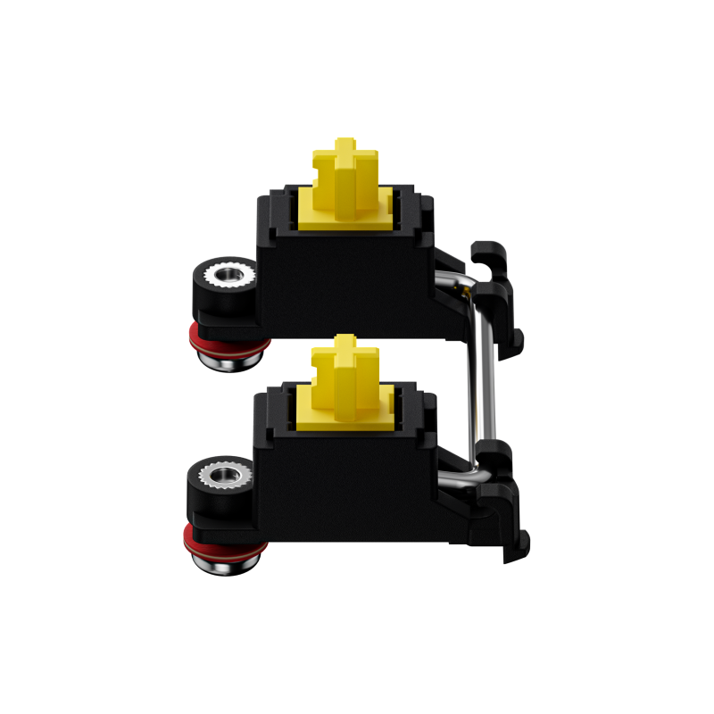 GATERON Screw in Stabilizer Yellow V2 Customized DIY Hot Swap 60% Mechanical Keyboard 7u 6.25u 2u PCB Mount Screw in Stabilizer