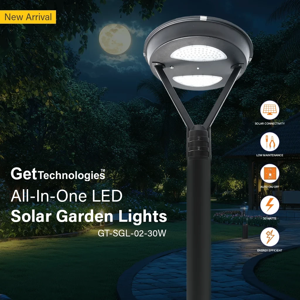 All in one LED Solar Garden Light